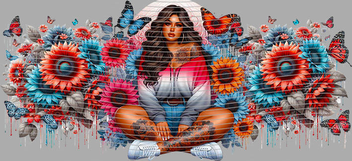 16oz Sunflower Girl-SU-535